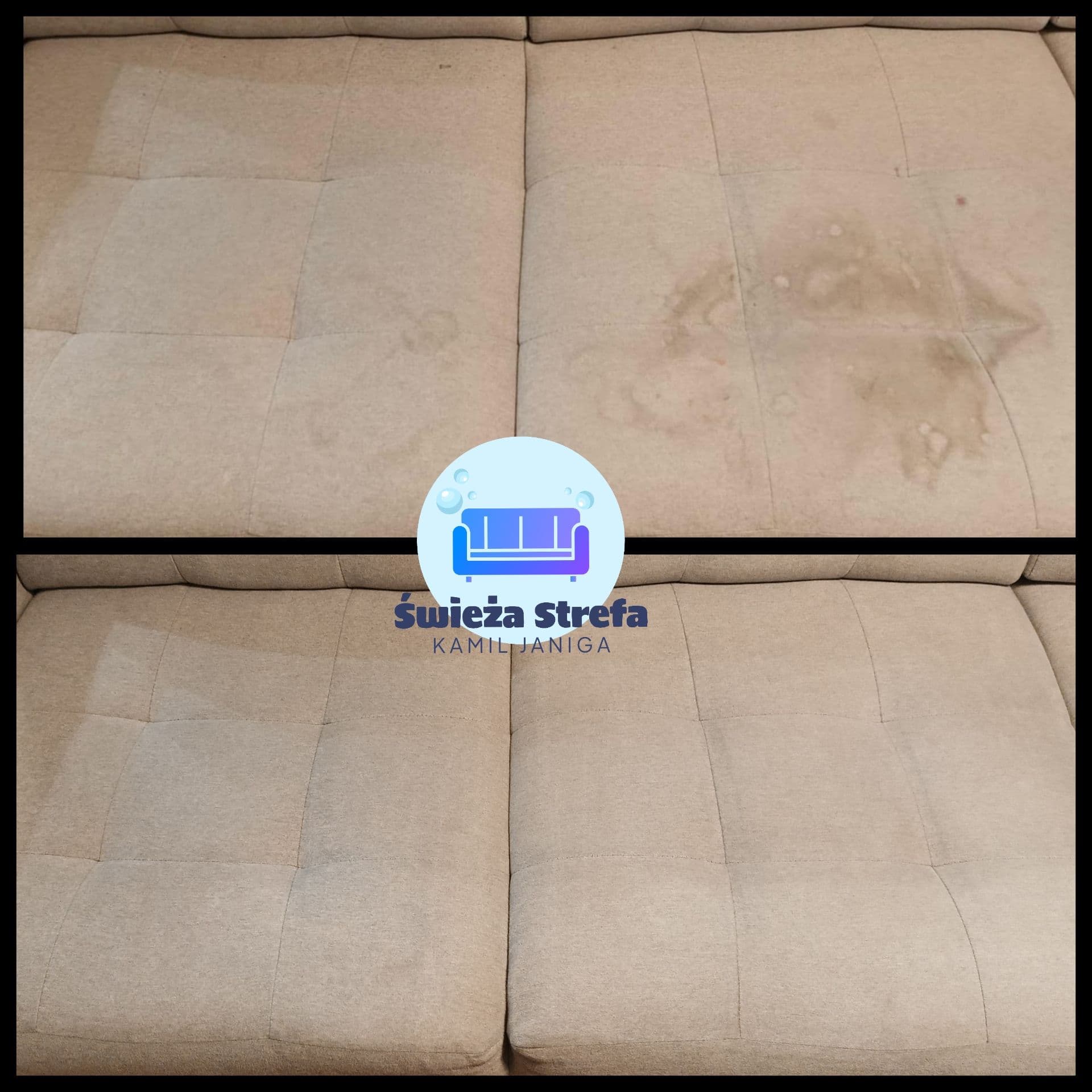 Czyszczenie przed i po